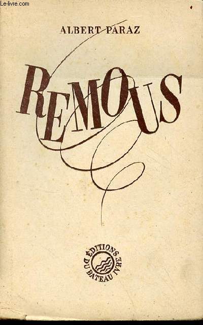 Remous - roman.