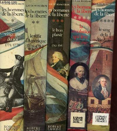 Les hommes de la libert - en 5 tomes (5 volumes) - Tomes 1+2+3+4+5 -