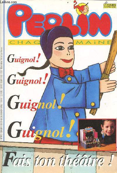 Perlin n995 semaine du 20 au 26 janvier 1996 - Le roman de Renart - Nasiquen mon ami - bricolage le thatre de guignol - la petite histoire du guignol - le mystre de la cagoule - l'picerie de la rue Pinpin - barnab.