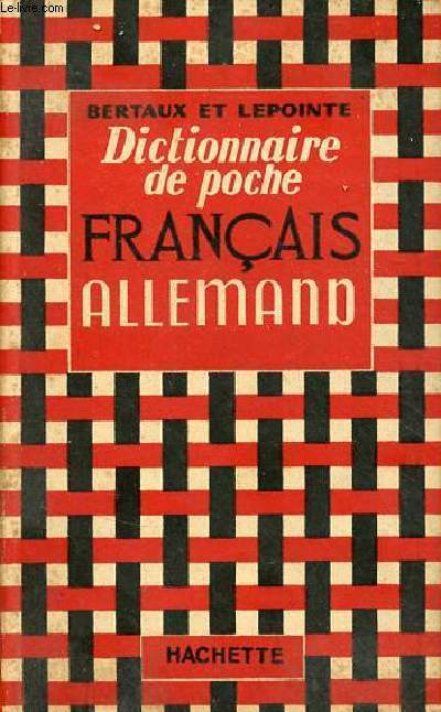 Dictionnaire de poche franais-allemand.