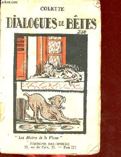 Dialogues de btes - Collection les maitres de la plume.