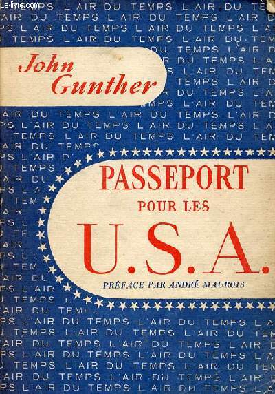 Passeport pour les U.S.A. - Collection l'air du temps.