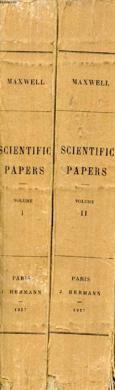 The scientific papers - 2 volumes - vol.1 + vol.2.