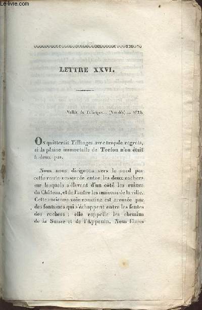 La Vende potique et pittoresque ou lettres descriptives et historiques sur le bocage de la Vende, depuis Jules-Csar jusqu' l'anne 1791 exclusivement - Tome 2