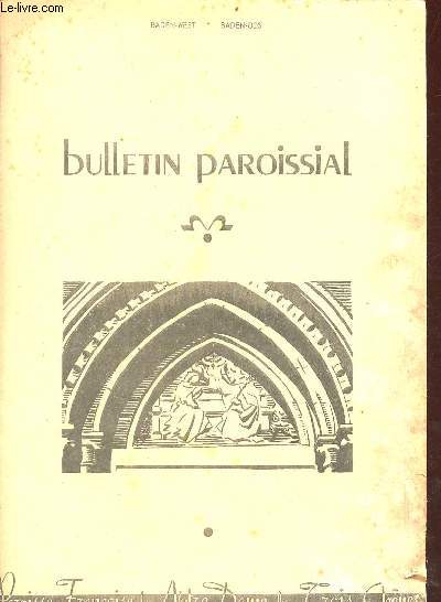 Bulletin paroissial - Paroisse franaise de Notre Dame des trois chnes.