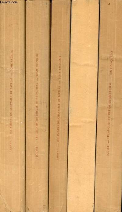 Les amours du Chevalier de Faublas - En 5 tomes (5 volumes) - tomes 1+2+3+4+5 - exemplaire n146 sur papier de hollande.