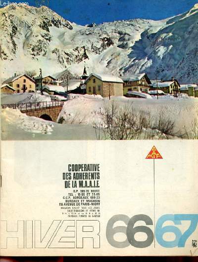 Catalogue Maaif hiver 66-67.