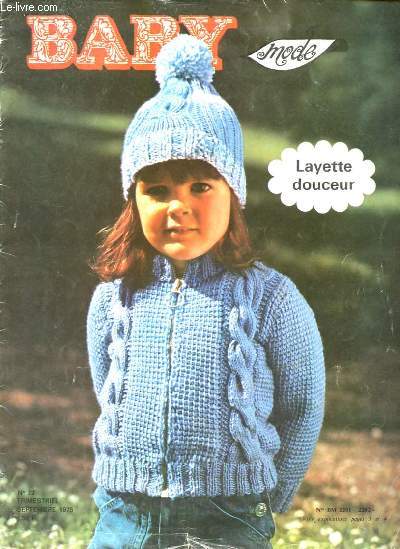 Baby mode n22 septembre 1975 - layette douceur.