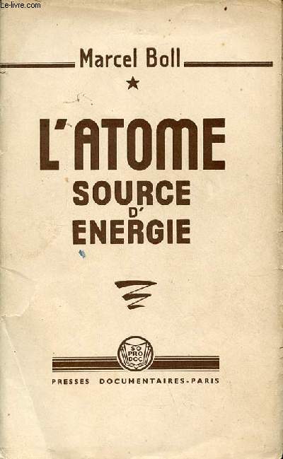 L'atome source d'nergie.