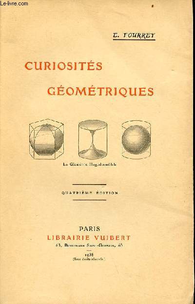 Curiosits gomtriques - 4e dition.