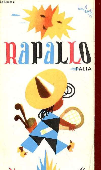 Une plaquette dpliante : Rapallo Italia.