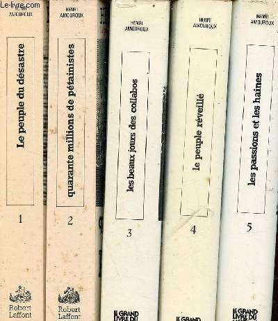 La grande histoire des franais sous l'occupation - En 10 tomes (10 volumes) Tomes 1+2+3+4+5+6+7+8+9+10.