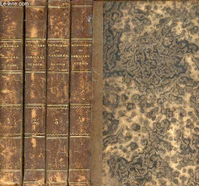 Mmoires du Cardinal Dubois - En 4 tomes (4 volumes) - tomes 1+2+3+4.