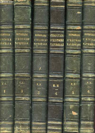 Dictionnaire pittoresque d'histoire naturelle et des phnomnes de la nature - En 12 volumes - Tomes 1+2+3+4+5+6+7+8+9 + Atlas tomes 1+2+3.