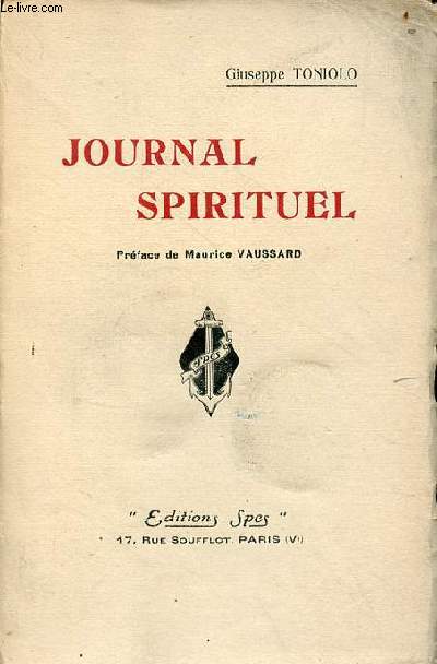 Journal spirituel.