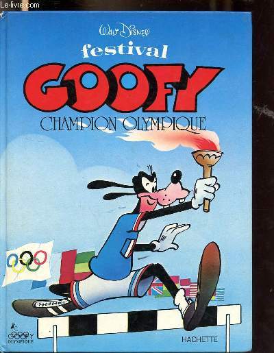 Goofy champion olympique - walt disney festival.
