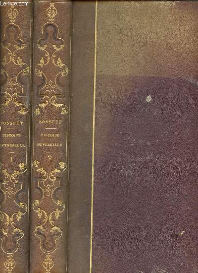 Discours sur l'histoire universelle - en 2 tomes (2 volumes) - tomes 1 + 2 .