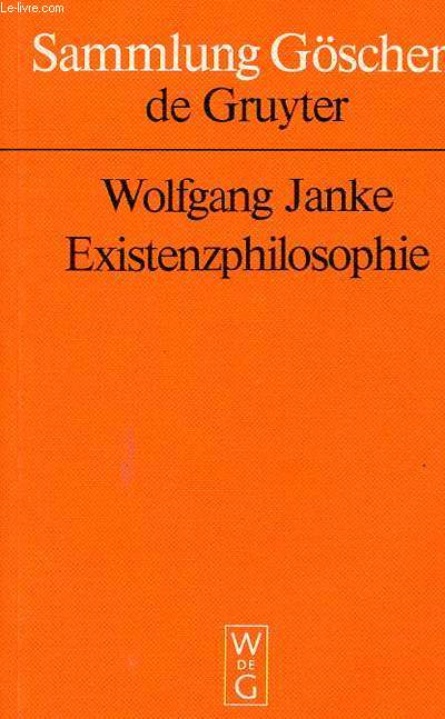 Existenzphilosophie - Sammlung gschen nr.2220.