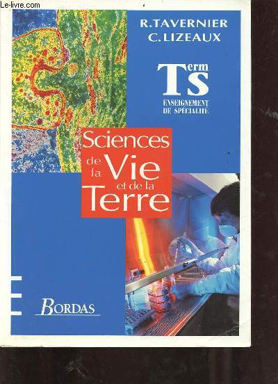 Sciences de la vie et de la terre - Term S enseignement de spcialit.