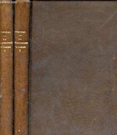 La chartreuse de parme - En 2 tomes (2 volumes) - tomes 1 + 2.