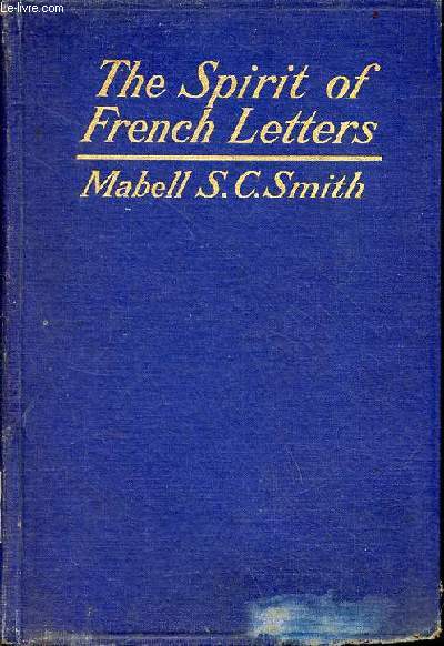 The spirit of french letters - envoi de l'auteur.
