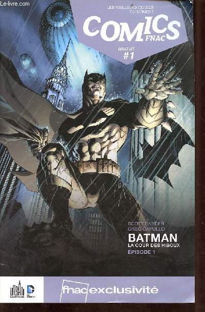 Comics fnac n1 - Batman la cour des hiboux pisode 1.