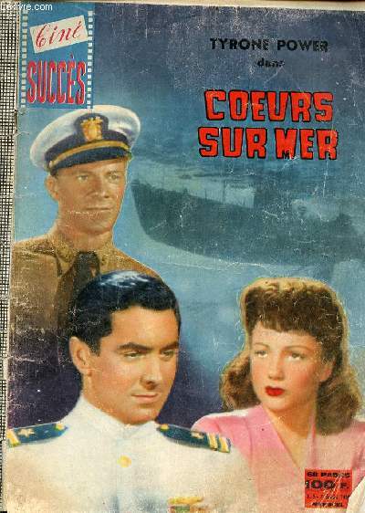 Cin succs n5 - 7 fvrier 1959 - Tyrone Power dans coeurs sur mer.