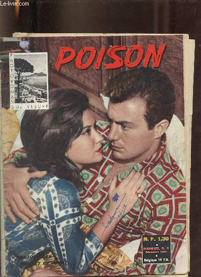 Photoromans du vsuve n9 dcembre 1962 - Poison avec Paolo Quattrini, Philip Kay, Lucia Randi, Liz Kubicska, Alberto Venturi.