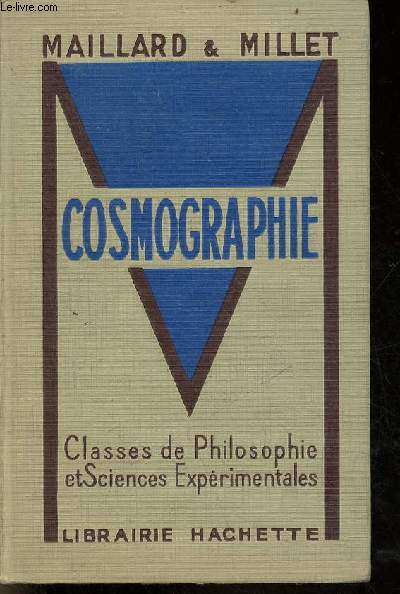 Cosmographie classes de philosophie et des sciences exprimentales programme du 24 juin 1948 - enseignement du second degr.