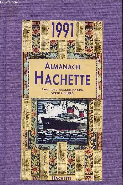 Almanach Hachette 1991.