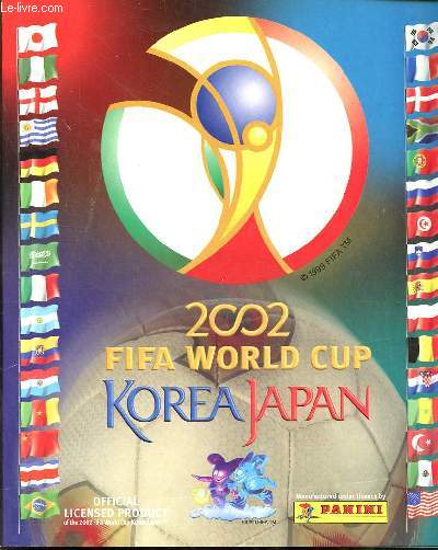 2002 Fifa world cup Korea Japan - livre  vignettes panini.