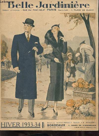 Catalogue Belle Jardinire hiver 1933-34.