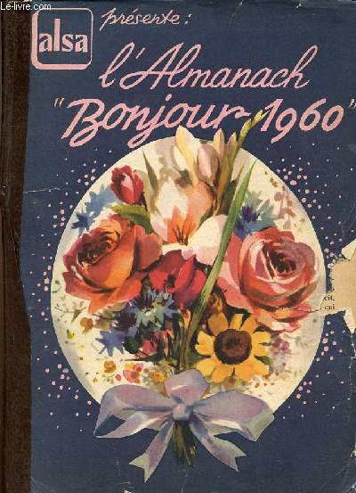 Alsa prsente l'Almanach Bonjour 1960.