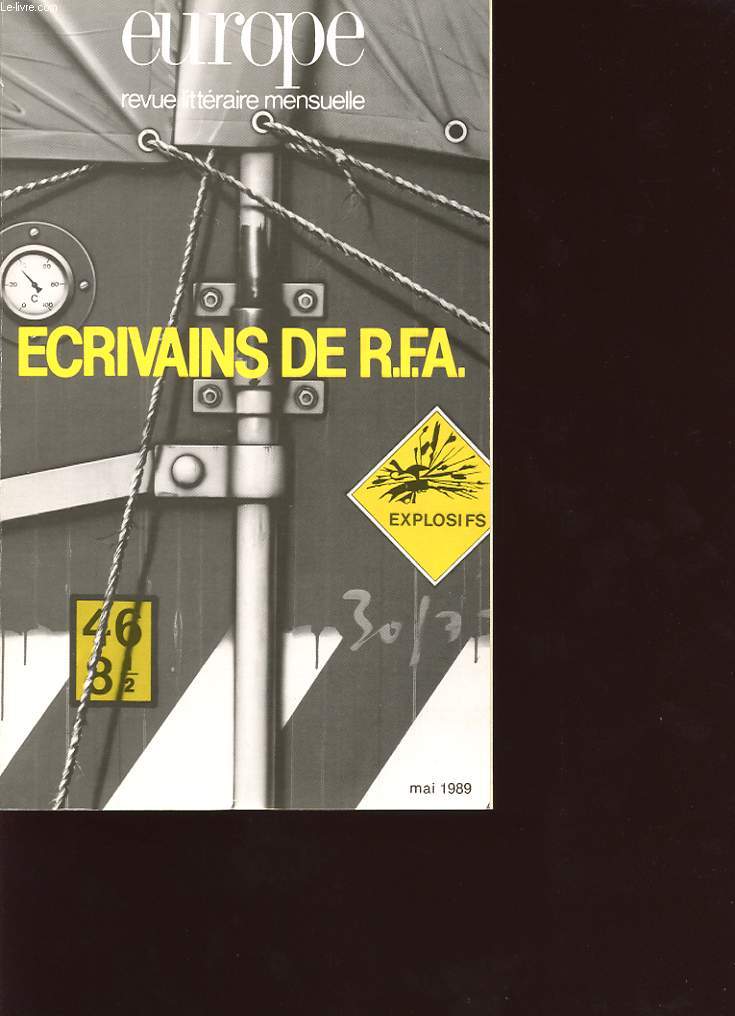 ECRIVAINS DE R.F.A. N 721
