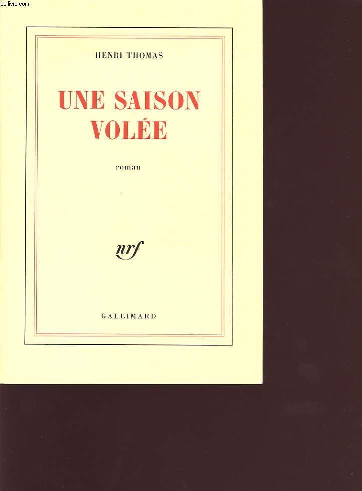 UNE SAISON VOLEE