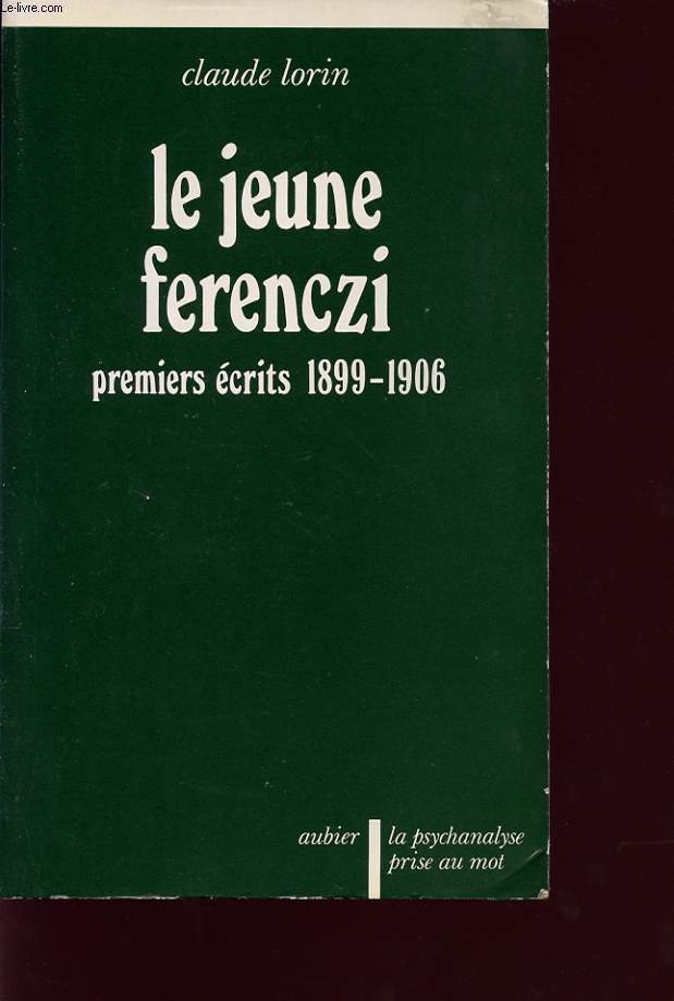 LE JEUNE FERENCZI premier crits 1899-1906