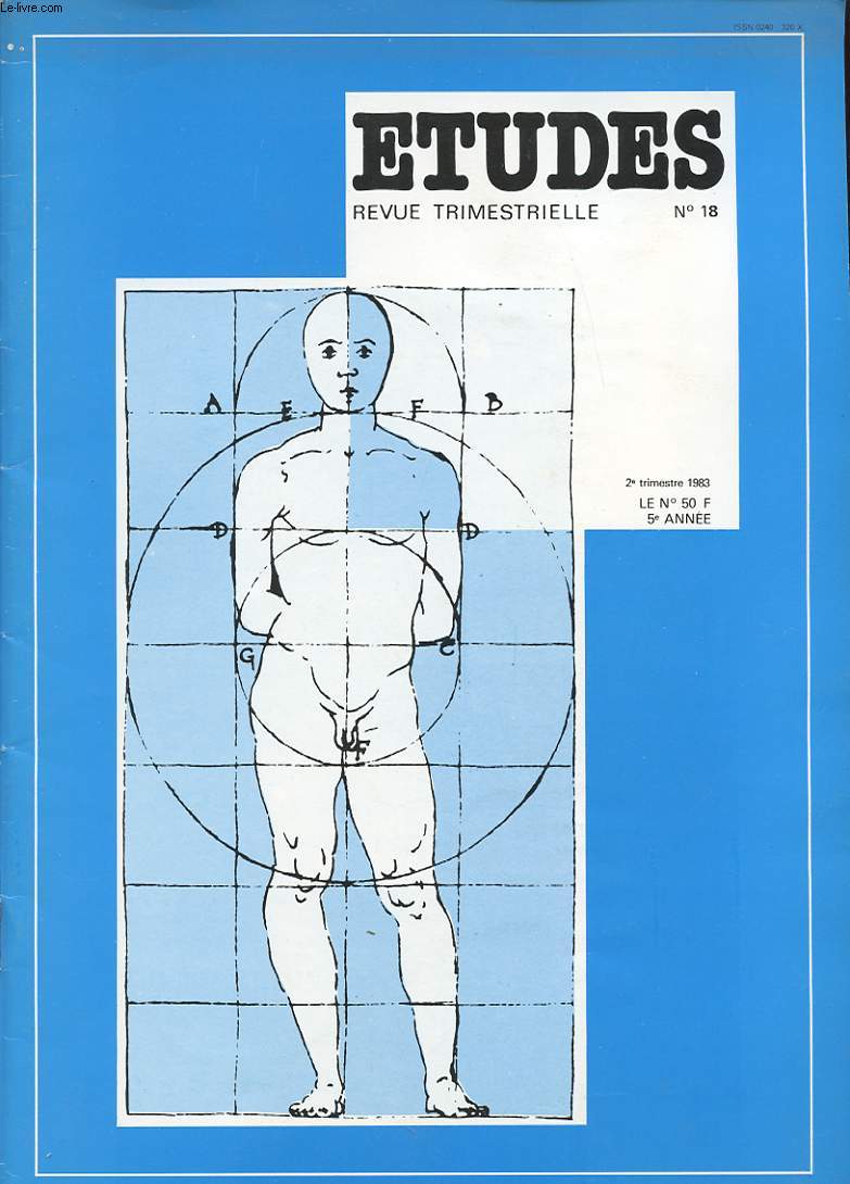 ETUDES N18 1983 : Homeopathie. Technique repertoriale. Acupuncture : Les regles d Acupuncture heut-bas, interieur-exterieur dans les phnomnes allergiques.....
