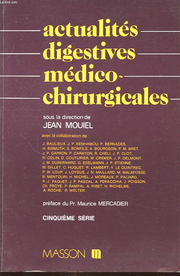 ACTUALITES DIGESTIVES MEDICO-CHIRURGICALES 5