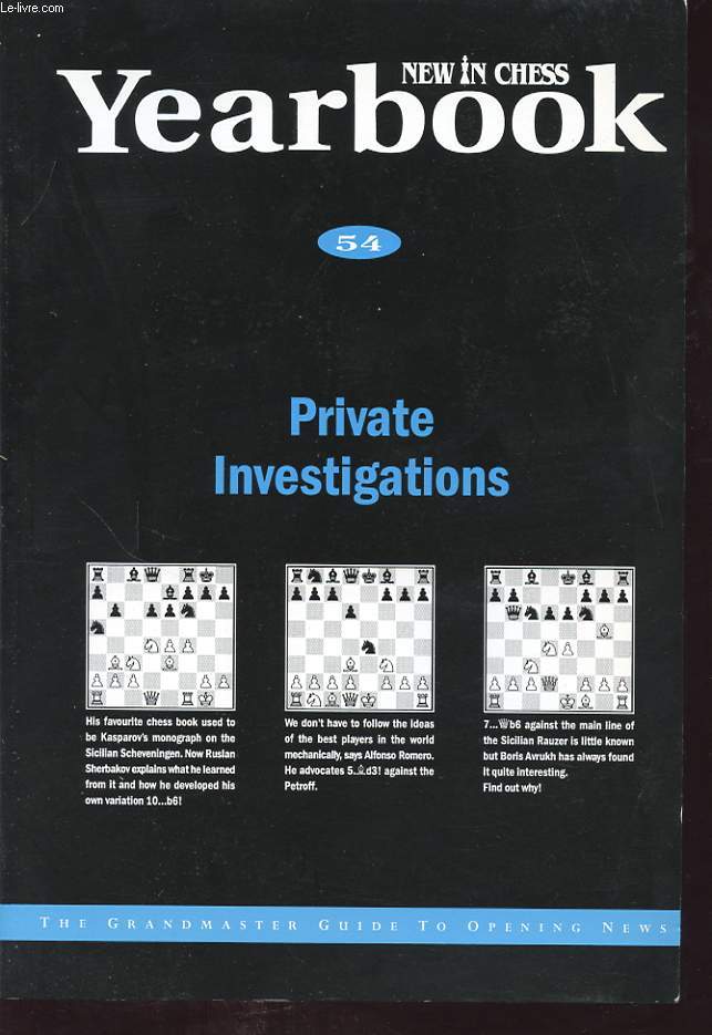 NEW IN CHESS YEARBOOK Private investigation 54