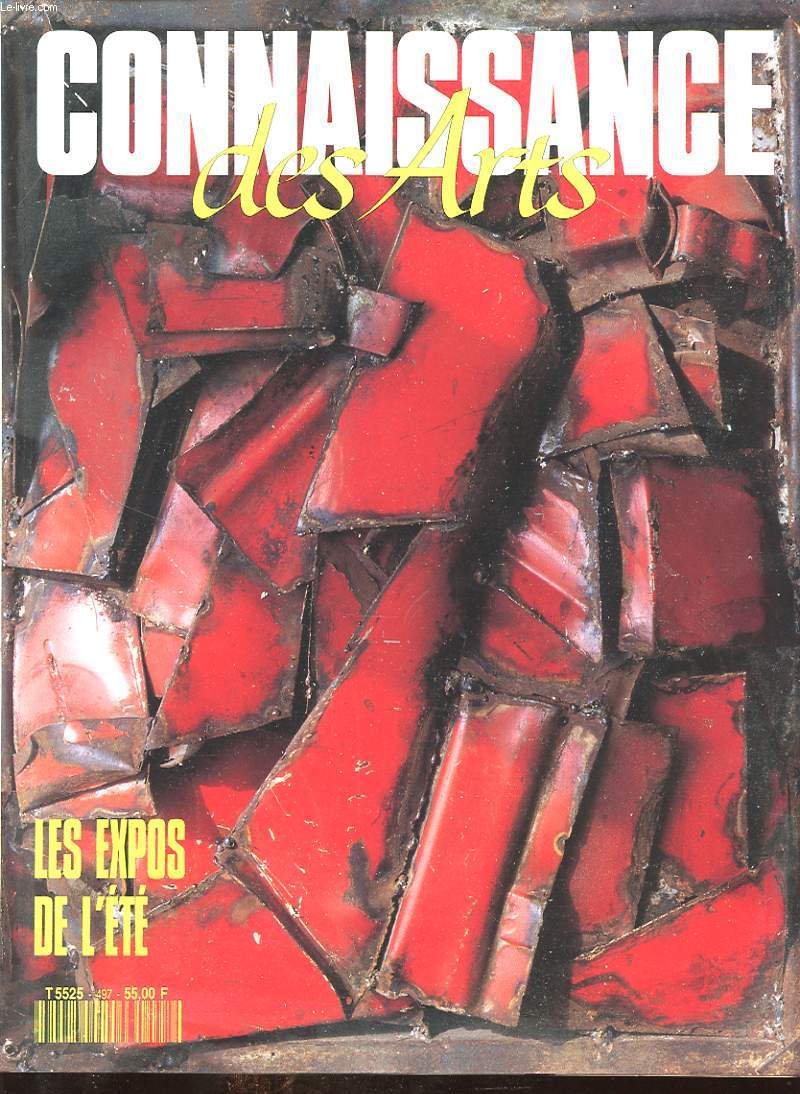 CONNAISSANCE DES ARTS n497 : Les expos de l t....