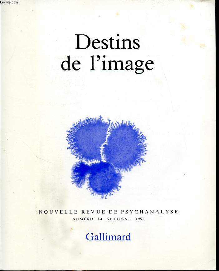 NOUVELLES REVUE DE LA PSYCHANALYSE N 44 : Destins de l image