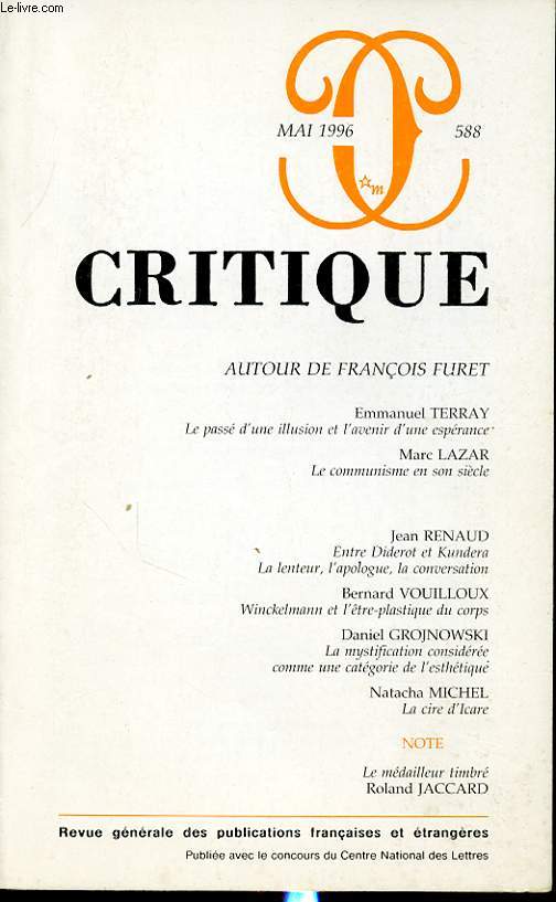 CRITIQUE N588 : Autour de Francois Furet