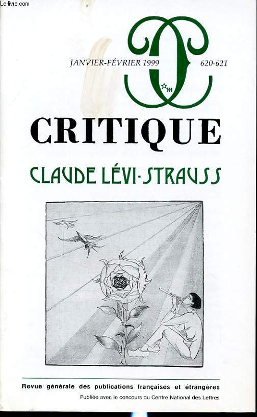 CRITIQUE N620-621 : CLAUDE LEVI-STRAUSS
