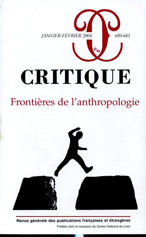 CRITIQUE N680-681 : Frontire de l anthropologie.