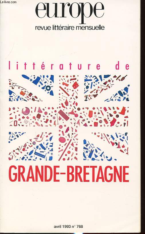EUROPE N 768 : LITTERATURE DE GRANDE BRETAGNE