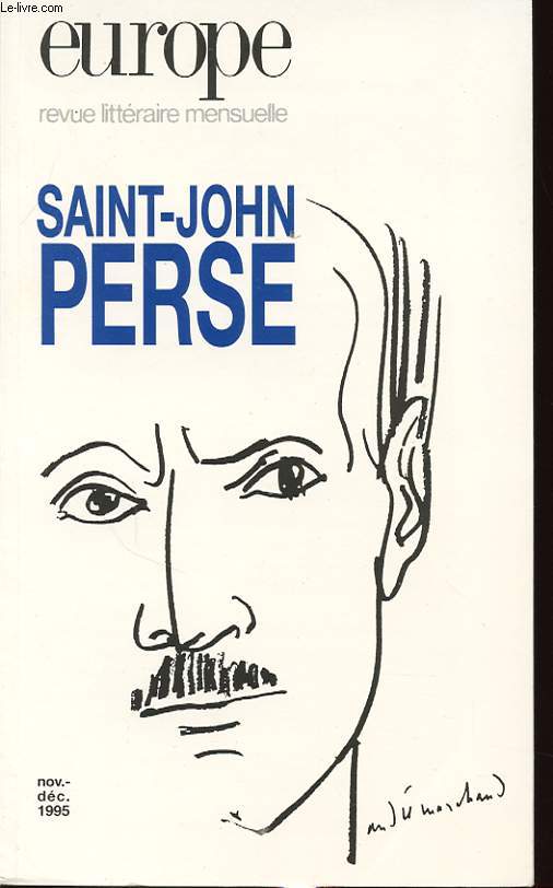 EUROPE N 799-800 : SAINT JOHN PERSE