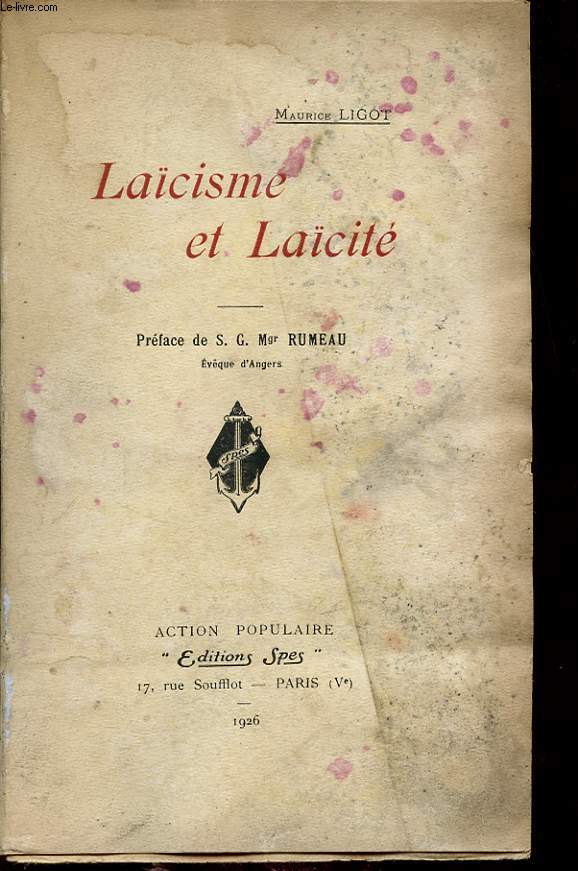 LAICISME ET LAICITE