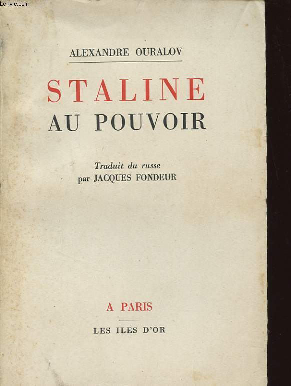 STALINE AU POUVOIR