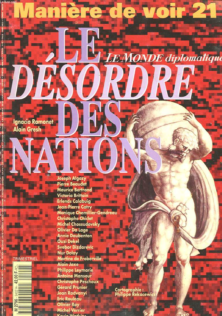 MANIERE DE VOIR N21 : LE DESORDRE DES NATIONS