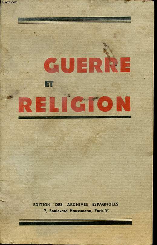 GUERRE ET RELIGION